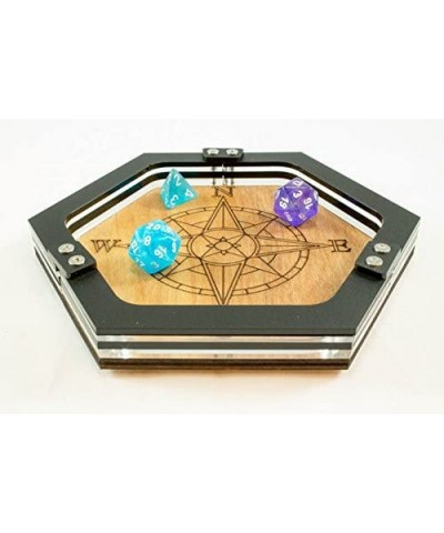 Mini Personal Size Gaming Compass Dice Tray $45.76 Game Accessories