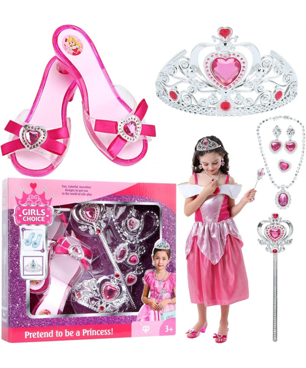 Girl Princess Dress up Shoes Role Play Shoes for Little Girls Toddler Age 3-6 (Pink) $18.32 Kids' Dress-Up Accessories