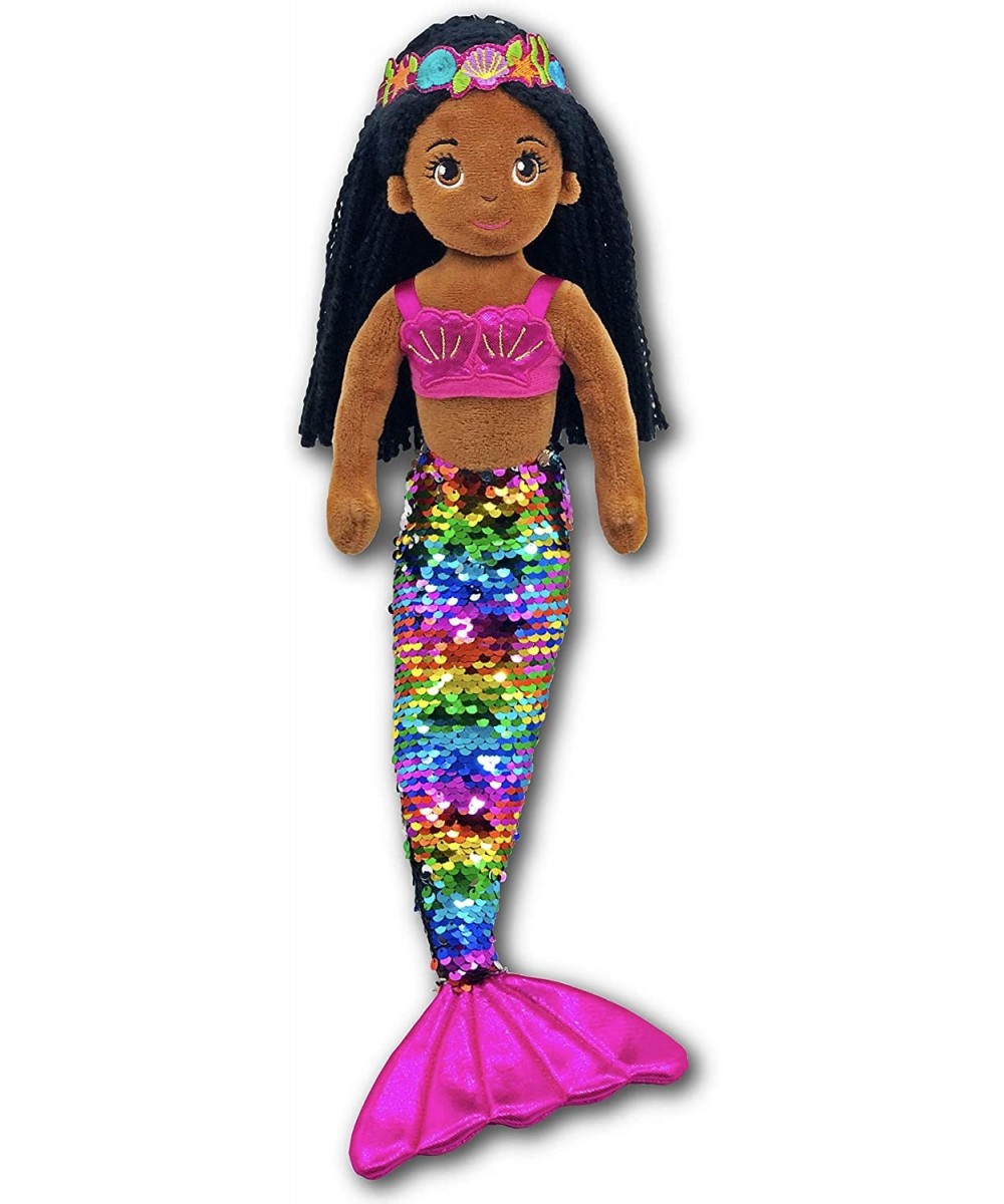 18" Flip Sequin Sparkly Mermaid Chloe - Soft Mermaid Plush Stuffed Doll Gift for Toddler Girls $32.14 Plush Figure Toys