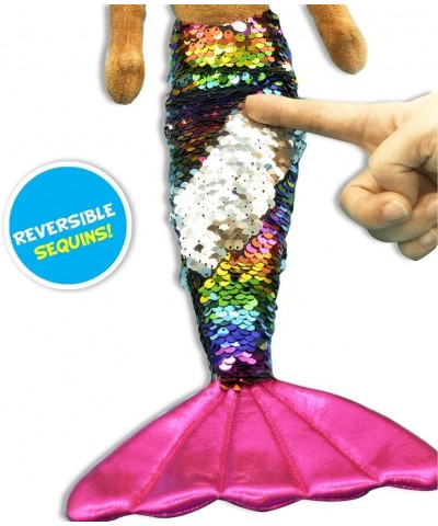 18" Flip Sequin Sparkly Mermaid Chloe - Soft Mermaid Plush Stuffed Doll Gift for Toddler Girls $32.14 Plush Figure Toys