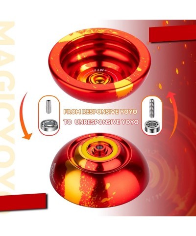 Professional Yoyo N11 Plus Responsive Yoyo for Kids Dual Purpose Metal Yo Yo with Unresponsive Yoyo Bearing for Advanced Play...