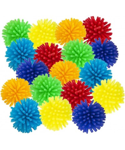 Spiky Hedge Balls for Kids Bulk Pack of 24 Soft Sensory Balls in Various Vibrant Colors Calming Sensory Fidget Toys for Autis...