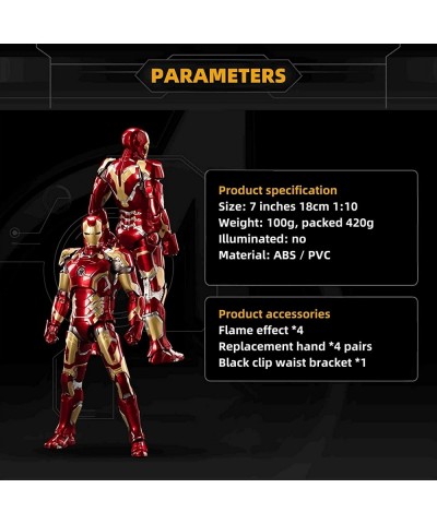 Ironman MK43 Action Figure-2022 New Released 7 Inch Deluxe Painting Exquisite Collection Movable Model Gift (MK XLIII) $72.45...