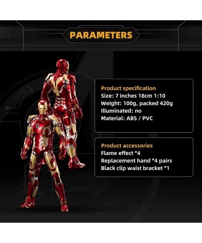 Ironman MK43 Action Figure-2022 New Released 7 Inch Deluxe Painting Exquisite Collection Movable Model Gift (MK XLIII) $72.45...