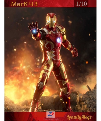 Ironman MK43 Action Figure-2022 New Released 7 Inch Deluxe Painting Exquisite Collection Movable Model Gift (MK XLIII) $72.45...