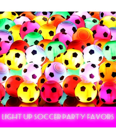 Soccer Party Favors 12 Pack Light Up Fidget Spinner Soccer Ball Toys Valentines Day Gifts Soccer Goodie Bags Stuffers Classro...