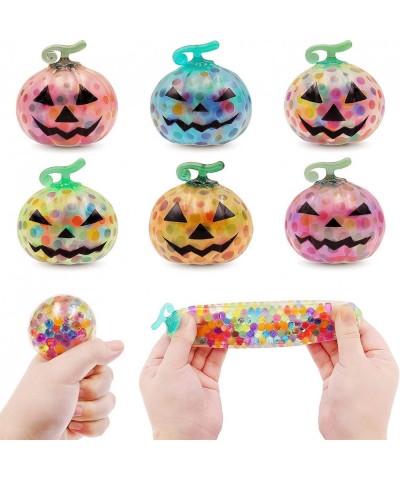 6 Pack Halloween Pumpkin Stress Balls Squishy Stress Relief Toys Fidget Toys for Kids Boys Girls Halloween Party Favors Gifts...