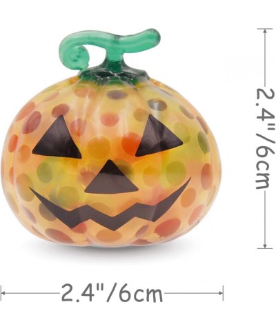 6 Pack Halloween Pumpkin Stress Balls Squishy Stress Relief Toys Fidget Toys for Kids Boys Girls Halloween Party Favors Gifts...