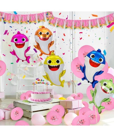 Baby Party Supplies For Girls-Decorations-Happy Birthday Banner Cake Topper Pennant Tablecloth Party Balloons and Tableware f...