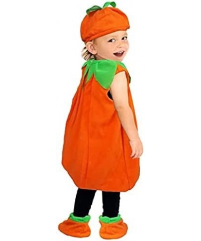 Kids Cute Pumpkin Costume Set Halloween Trick or Treat Dress Up Cosplay School Party $33.16 Kids' Costumes