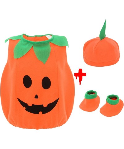 Kids Cute Pumpkin Costume Set Halloween Trick or Treat Dress Up Cosplay School Party $33.16 Kids' Costumes