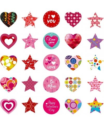 500pcs Valentines Day Stickers for Kids 5 Rolls Heart Stickers with 25 Designs for Valentine's Day Gift Cards Decoration $17....