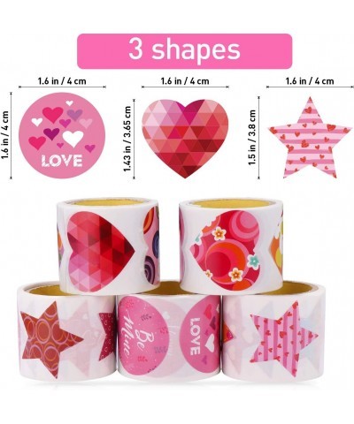 500pcs Valentines Day Stickers for Kids 5 Rolls Heart Stickers with 25 Designs for Valentine's Day Gift Cards Decoration $17....