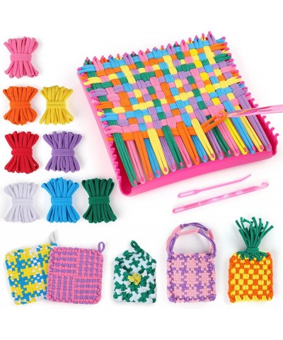 Weaving Loom Kit Toys for Kids and Adults Potholder Loops Crafts for Girls Ages 6 7 8 9 10 11 12 7" Pot Holder Loom Knitting ...