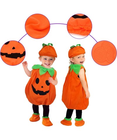 Kids Cute Pumpkin Costume Set Halloween Trick or Treat Dress Up Cosplay School Party $33.16 Kids' Costumes