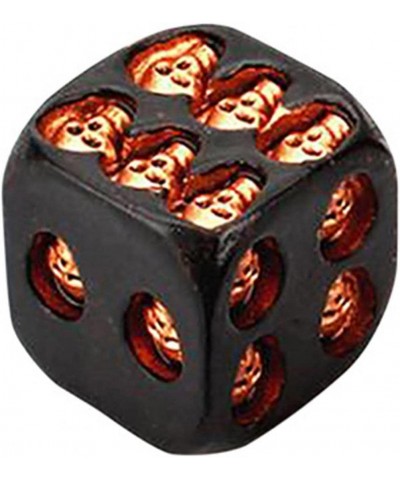 Skeleton Dice Scary Novelty Decorative Ornament 6 Sided D6 Dice Vintage Skeleton Table Ornament Vintage Skeleton Dice for Res...