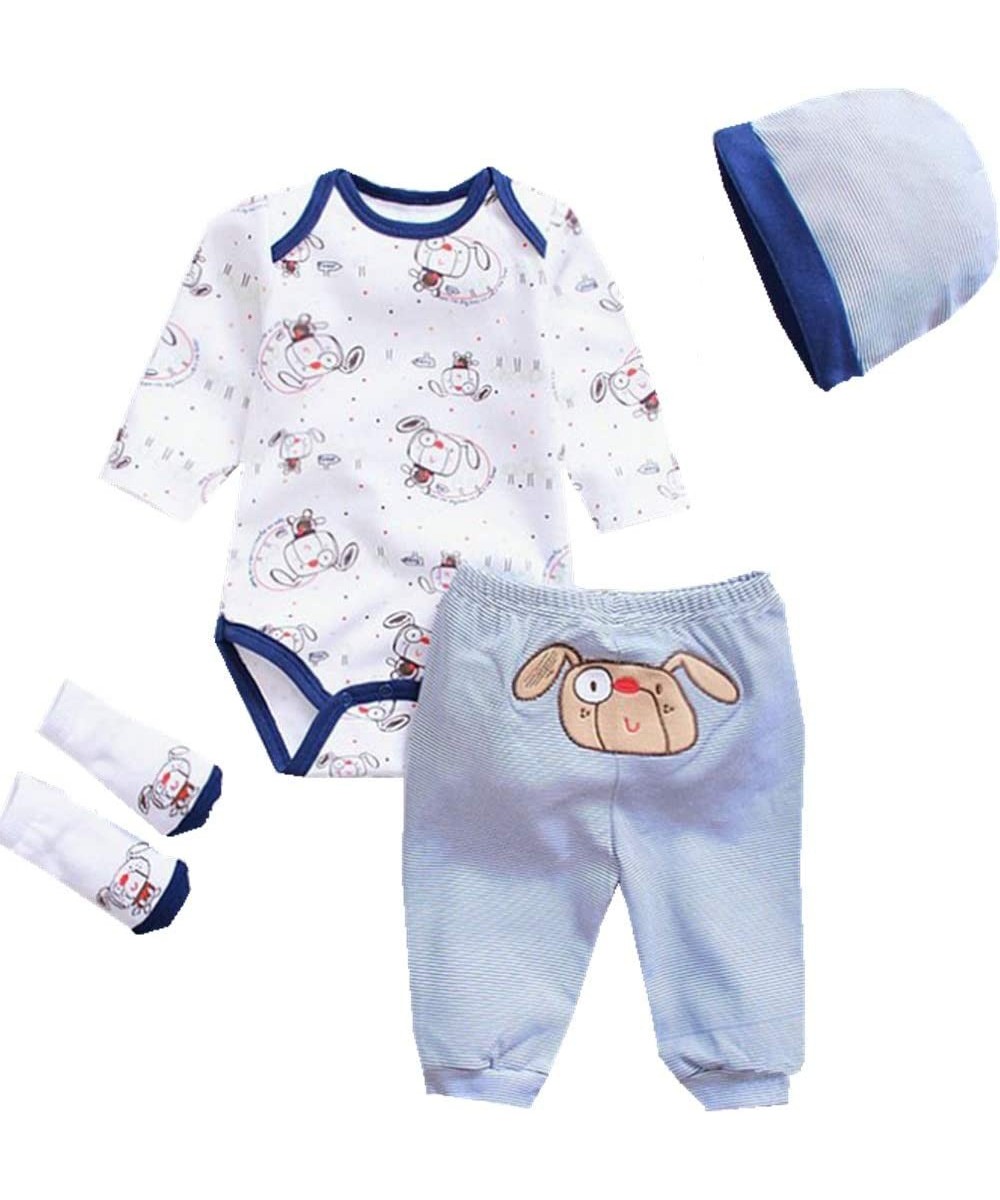 Reborn Baby Dolls Clothes Outfits for 20"- 23" Reborn Doll Boy Baby Clothing Cute Patterns Sets $26.64 Doll Accessories