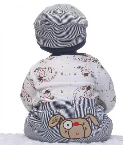 Reborn Baby Dolls Clothes Outfits for 20"- 23" Reborn Doll Boy Baby Clothing Cute Patterns Sets $26.64 Doll Accessories