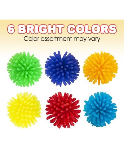 Spiky Hedge Balls for Kids Bulk Pack of 24 Soft Sensory Balls in Various Vibrant Colors Calming Sensory Fidget Toys for Autis...