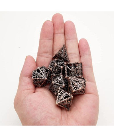 Metal Dice Skull Hollow Metal Polyhedral Dice Set Suitable for Dungeons and Dragons Role-Playing RPG DND Dice $31.92 Game Acc...