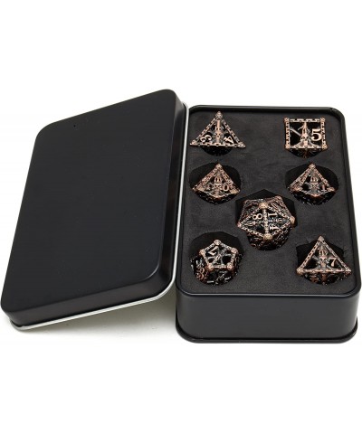 Metal Dice Skull Hollow Metal Polyhedral Dice Set Suitable for Dungeons and Dragons Role-Playing RPG DND Dice $31.92 Game Acc...