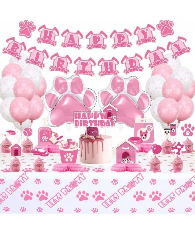 Dog Party Decorations - Puppy Dog Theme Birthday Decorations for Dog Lover Including HAPPY BIRTHDAY Banner Dog Honeycomb Cent...