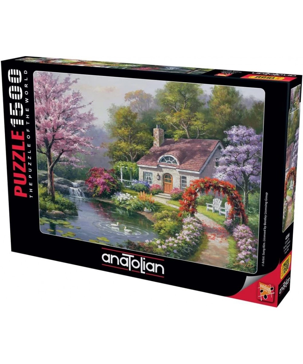 Puzzle - Spring Cottage in Full Bloom 1500 Piece Jigsaw Puzzle 4556 $39.76 Jigsaw Puzzles