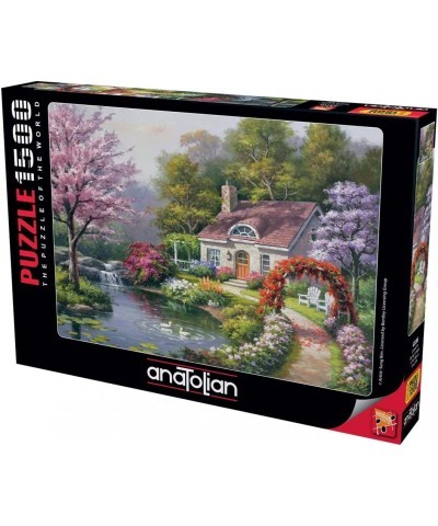 Puzzle - Spring Cottage in Full Bloom 1500 Piece Jigsaw Puzzle 4556 $39.76 Jigsaw Puzzles