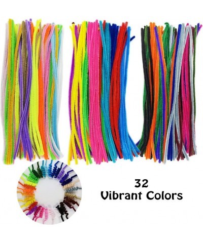 470 Pcs Pipe Cleaners Craft Supplies 32 Colors 320 Pcs Chenille Stems 150pcs Wiggle Googly Eyes for Kids DIY Crafting Arts & ...