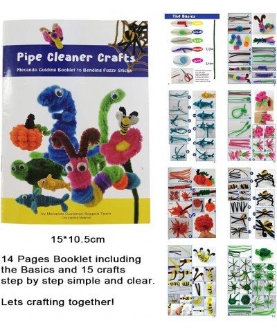 470 Pcs Pipe Cleaners Craft Supplies 32 Colors 320 Pcs Chenille Stems 150pcs Wiggle Googly Eyes for Kids DIY Crafting Arts & ...