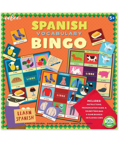 eeBoo: Spanish Bingo Vocabulary Game A Game of Imaginative Problem Solving Educational Games that Cultivates Conversation Soc...