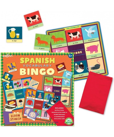 eeBoo: Spanish Bingo Vocabulary Game A Game of Imaginative Problem Solving Educational Games that Cultivates Conversation Soc...