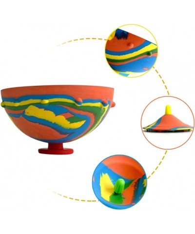 Bouncing Bowl Fidget Toys 2022 New Creative Camouflage Bounce Bowl Rubber Cool Spinning Bounce Ball Stress Relief Toy Novelty...