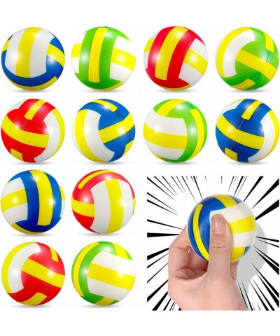 12 Pieces Mini Volleyball Stress Balls Bulk 2.5 Inch Foam Sports Relief Stress Ball Soft Small Volleyball Toys Ball Decoratio...