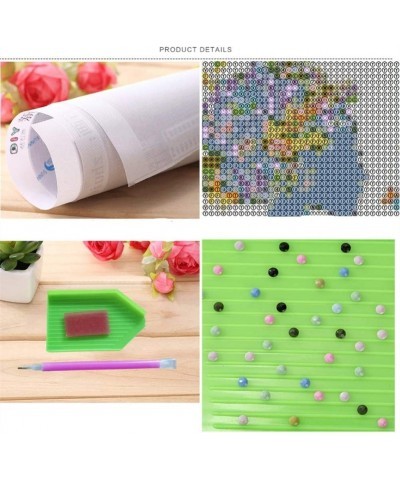 Full Drill 5d Diamond Painting Kits Cross Stitch Craft Kit New DIY Kits for Kids Adults Paint by Number Kits (Bath 25x30cm Ro...