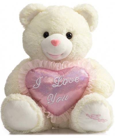 I Love You Teddy Bear Stuffed Animal Large Plush Bear with Heart Sweet Plush Toy for Valentine's Day 18 inch Cream $42.90 Stu...