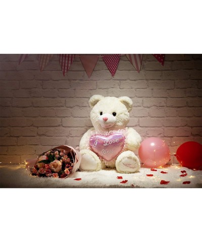 I Love You Teddy Bear Stuffed Animal Large Plush Bear with Heart Sweet Plush Toy for Valentine's Day 18 inch Cream $42.90 Stu...