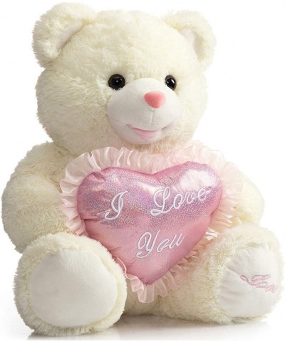 I Love You Teddy Bear Stuffed Animal Large Plush Bear with Heart Sweet Plush Toy for Valentine's Day 18 inch Cream $42.90 Stu...