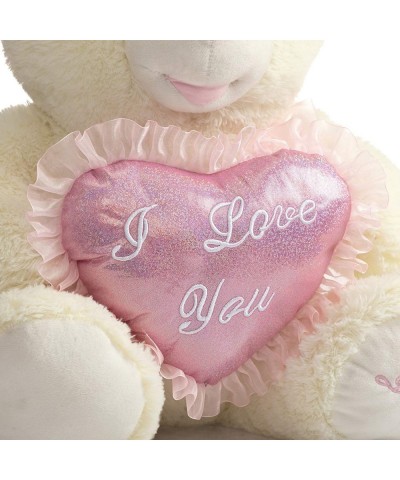 I Love You Teddy Bear Stuffed Animal Large Plush Bear with Heart Sweet Plush Toy for Valentine's Day 18 inch Cream $42.90 Stu...