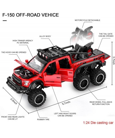 Diecast Pickup Truck Toy F150 Zinc Alloy Metal Model Car 1:24 Scale for Kids Toy Gift (red) $44.54 Kids' Play Cars & Race Cars