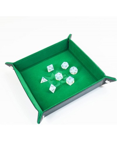 FanRoll Fold Up Velvet Dice Tray w/ PU Leather Backing: Green Role Playing Game Dice Accessories for Dungeons and Dragons $28...