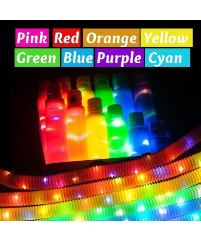 64PCS Glow in the Dark Party Supplies - 8 Light Up Pop Tubes 40 Finger Lights 16LED Balloons Light Up Party Favors For Kids 8...