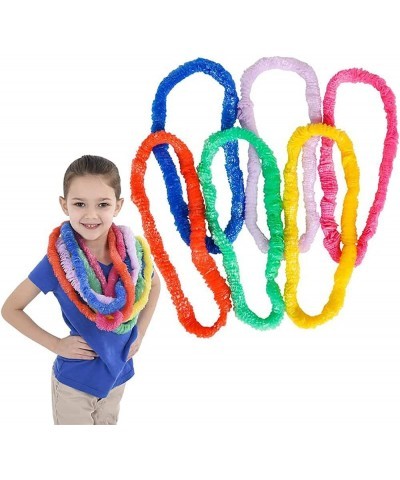 Plastic Luau Carnation Leis Necklace Tropical Flower Assorted Floral Designs Party Fun 32" Inches (48-Pack) $25.88 Kids' Dres...