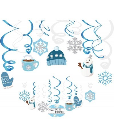 Christmas Snowman Snowflake Winter Snow Frozen Hanging Swirl Decorations for festival Party Together Celling Classroom Home O...