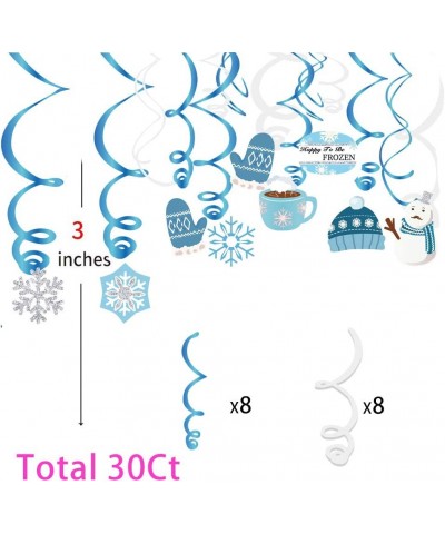 Christmas Snowman Snowflake Winter Snow Frozen Hanging Swirl Decorations for festival Party Together Celling Classroom Home O...