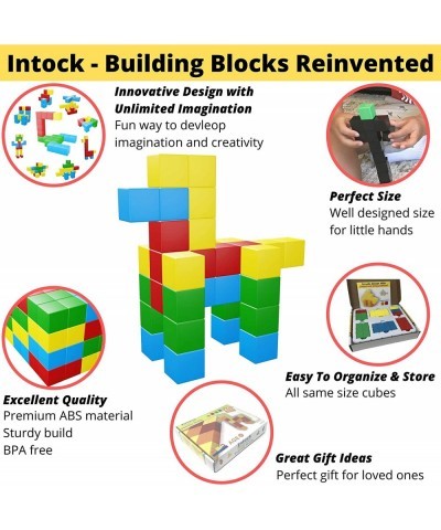 Magnetic Blocks Magnetic Cubes Educational Toys Original Award Winning Magnetic Building Blocks for Kids 40 Pieces Colorful A...