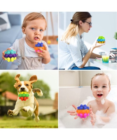 Pop Ball It Fidget Toy 3D Push Pop Sensory Toy Stress Relief Balls for Kids Teens Adults - 4 Pieces $13.74 Fidget Toys