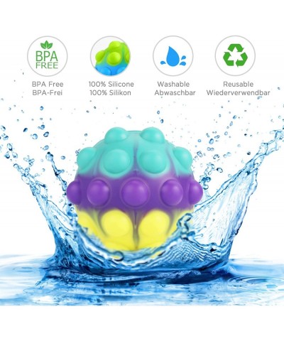 Pop Ball It Fidget Toy 3D Push Pop Sensory Toy Stress Relief Balls for Kids Teens Adults - 4 Pieces $13.74 Fidget Toys