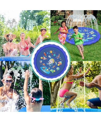 Splash pad Sprinkler for Kids 68" Inflatable Water Toys Summer Toys Outdoor Water Wading Pool for Toddlers Baby Water Play ma...