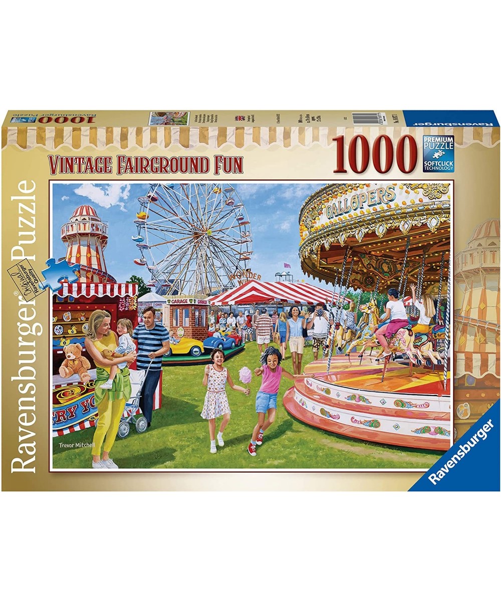 Vintage Fairground Fun 1000 Piece Jigsaw Puzzle for Adults & Kids Age 12 Years Up $40.95 Jigsaw Puzzles